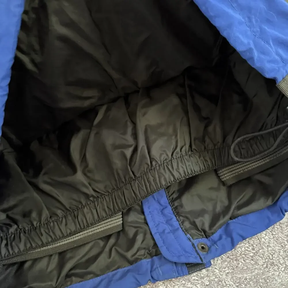Men's Vintage 90's The North Face Extreme Gear Blue Black Ski Coat Jacket Sz S